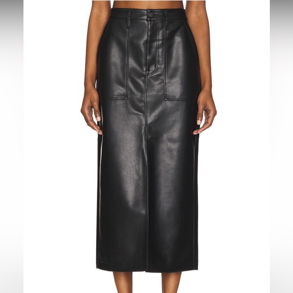 Pistola Alice Leather Utility Skirt